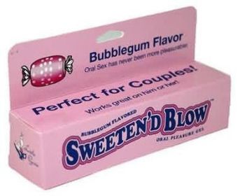 Sweeten D Blow Oral Pleasure Gel Bubble Gum 1.5 oz (SKU: LITBT008)
